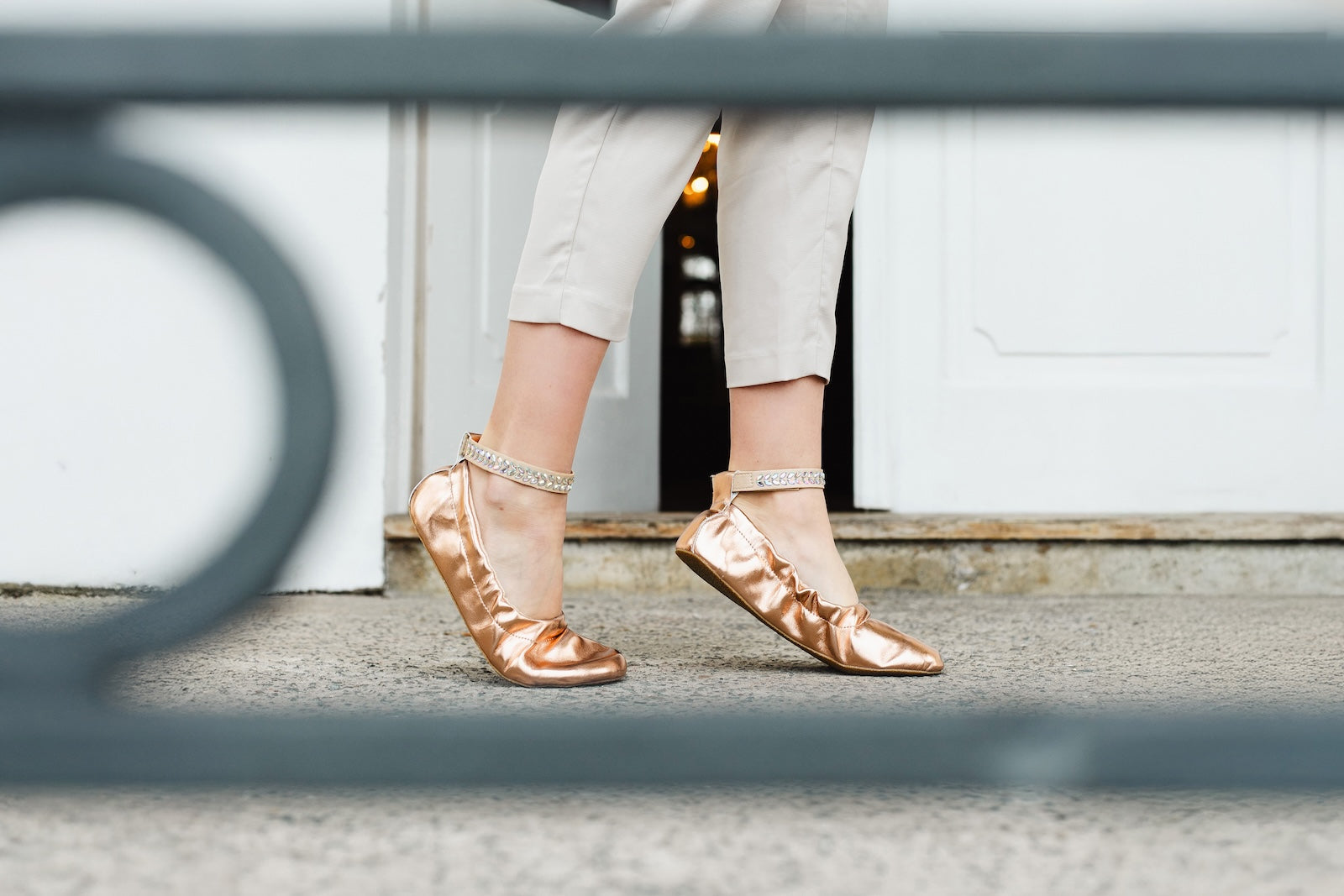 Barefoot dress shoes Chic Preciosa rosegold