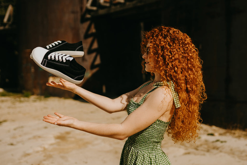 barefoot sneakers Street – Black Hemp