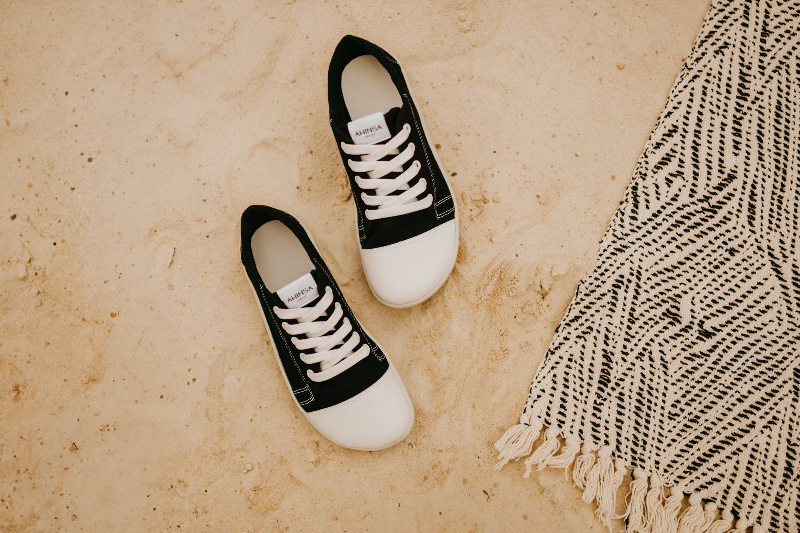 barefoot sneakers Street – Black Hemp