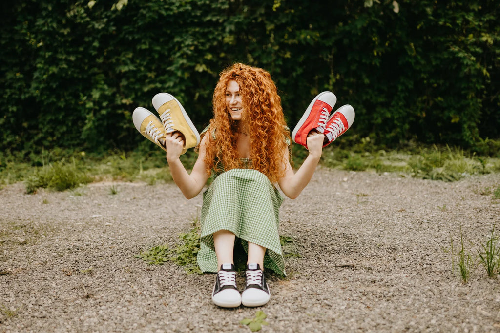 barefoot sneakers Street – Mustard Hemp