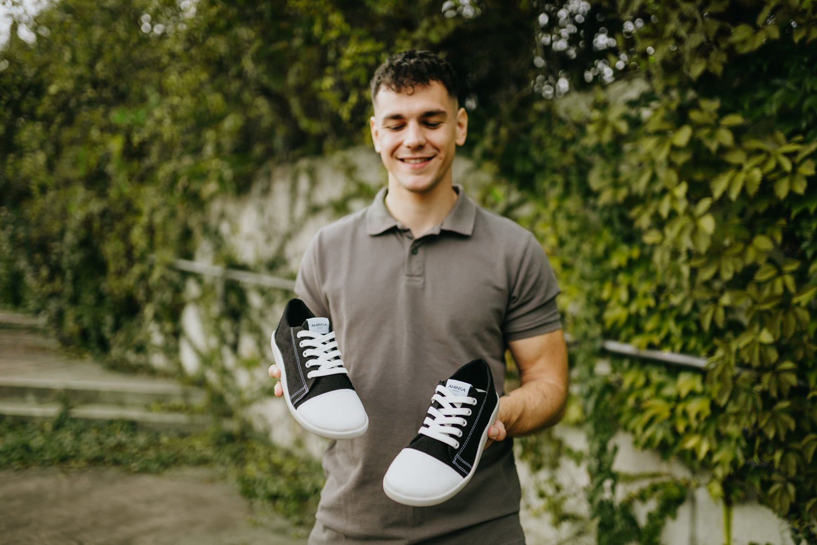 Comfort sneakers Street – Black Hemp