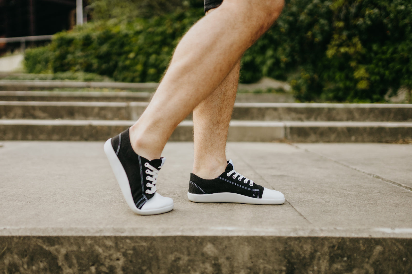 barefoot sneakers Street – Black Hemp