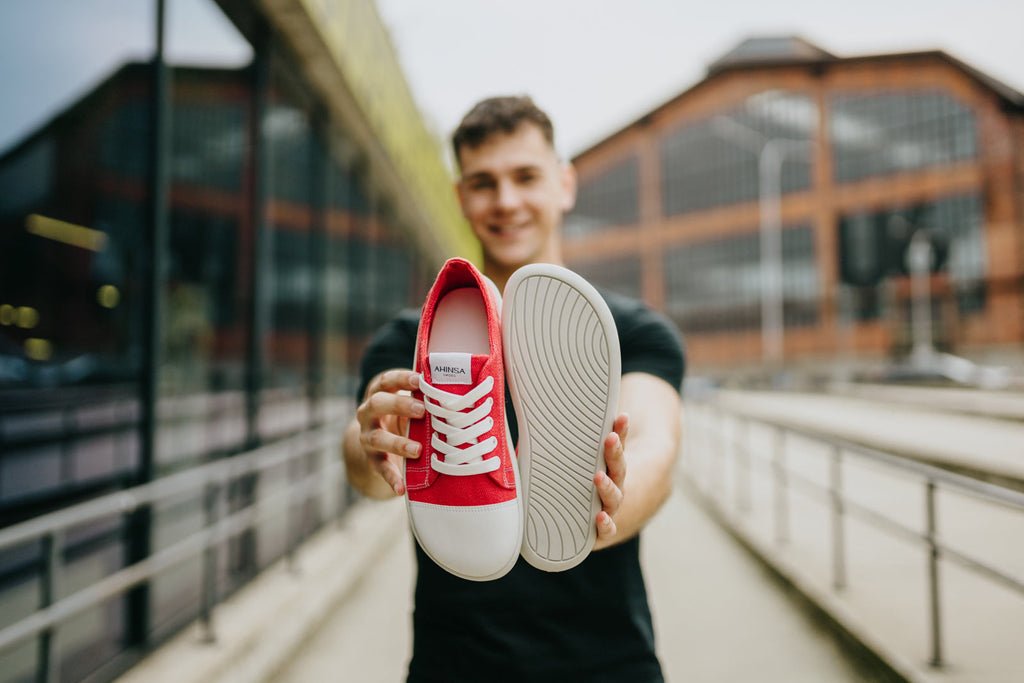 barefoot sneakers Street – Red Hemp