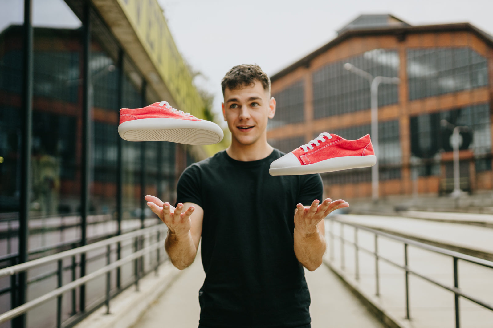 Comfort sneakers Street – Red Hemp