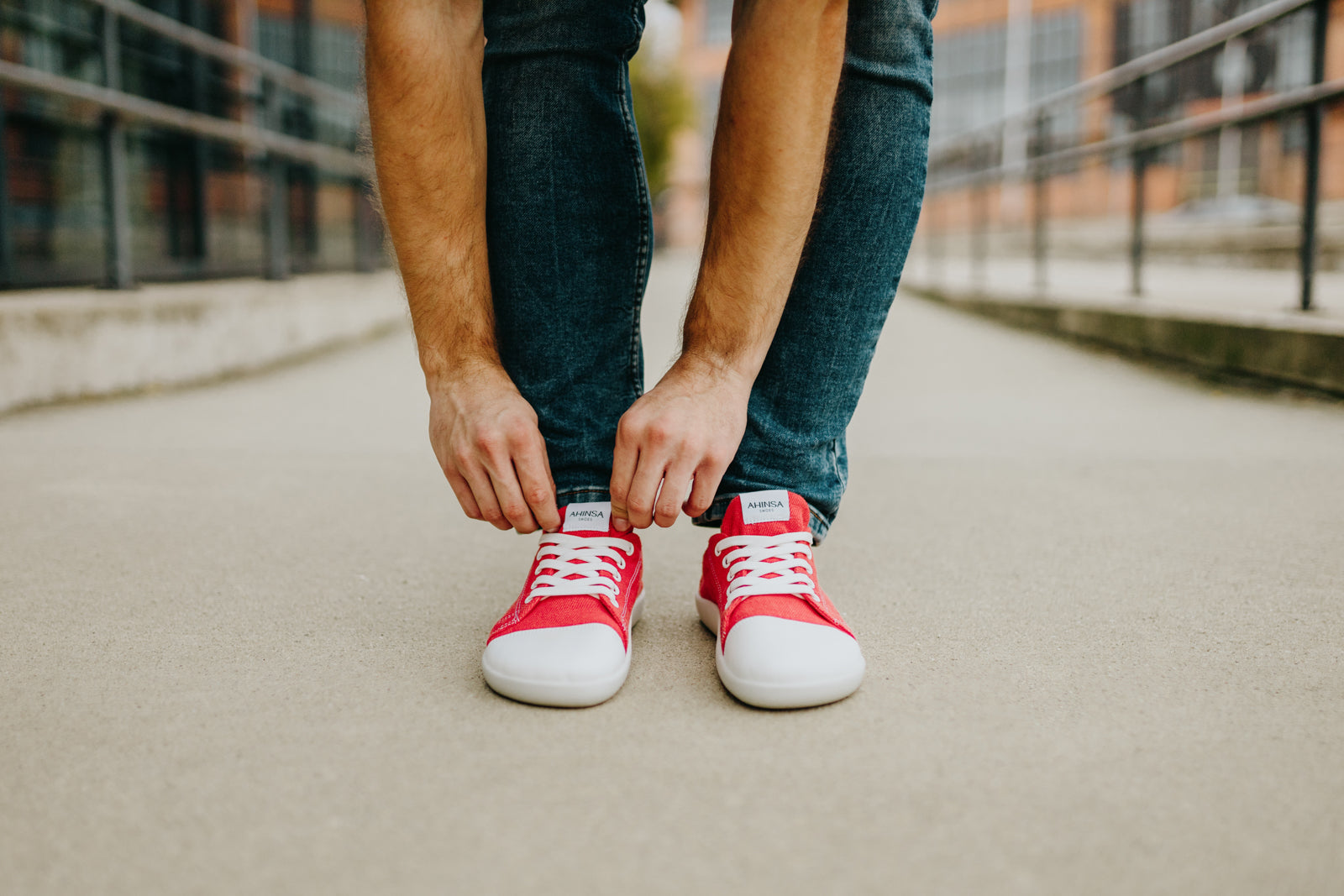 Comfort sneakers Street – Red Hemp