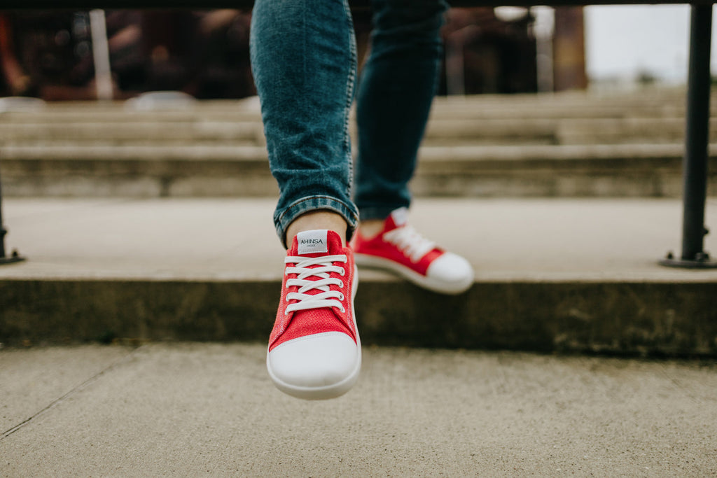 barefoot sneakers Street – Red Hemp