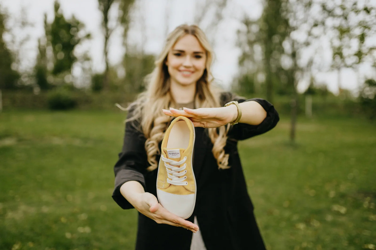 barefoot sneakers Street – Mustard Hemp