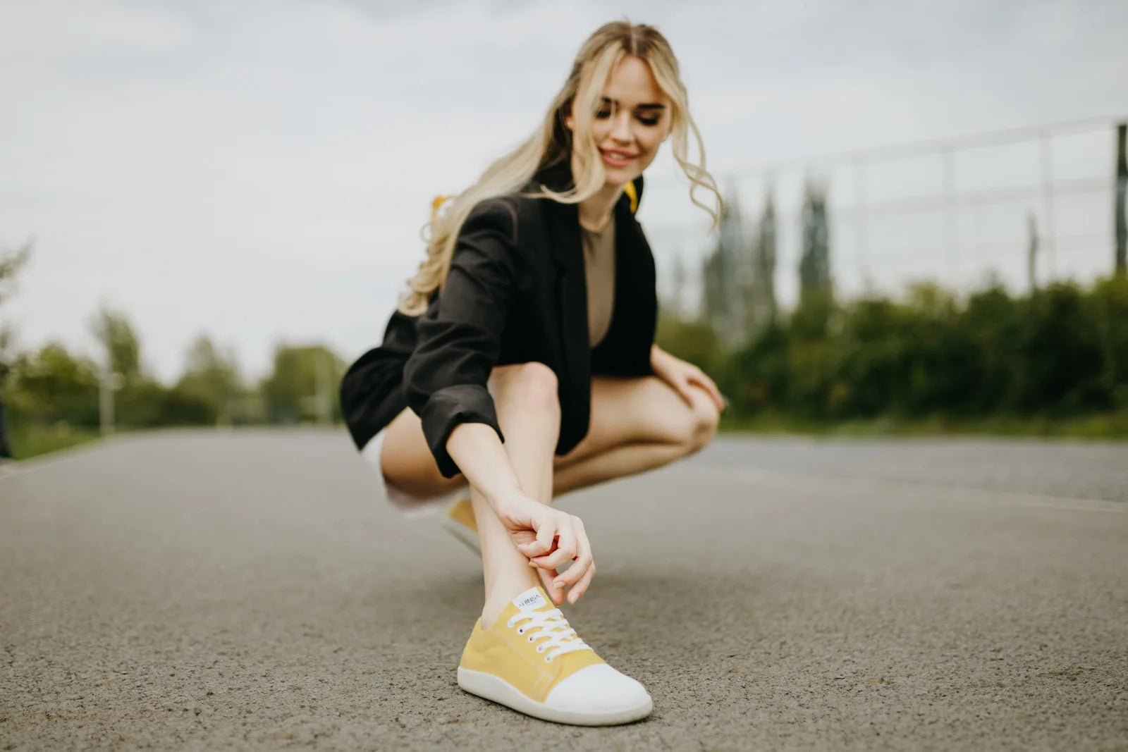 Comfort sneakers Street – Mustard Hemp