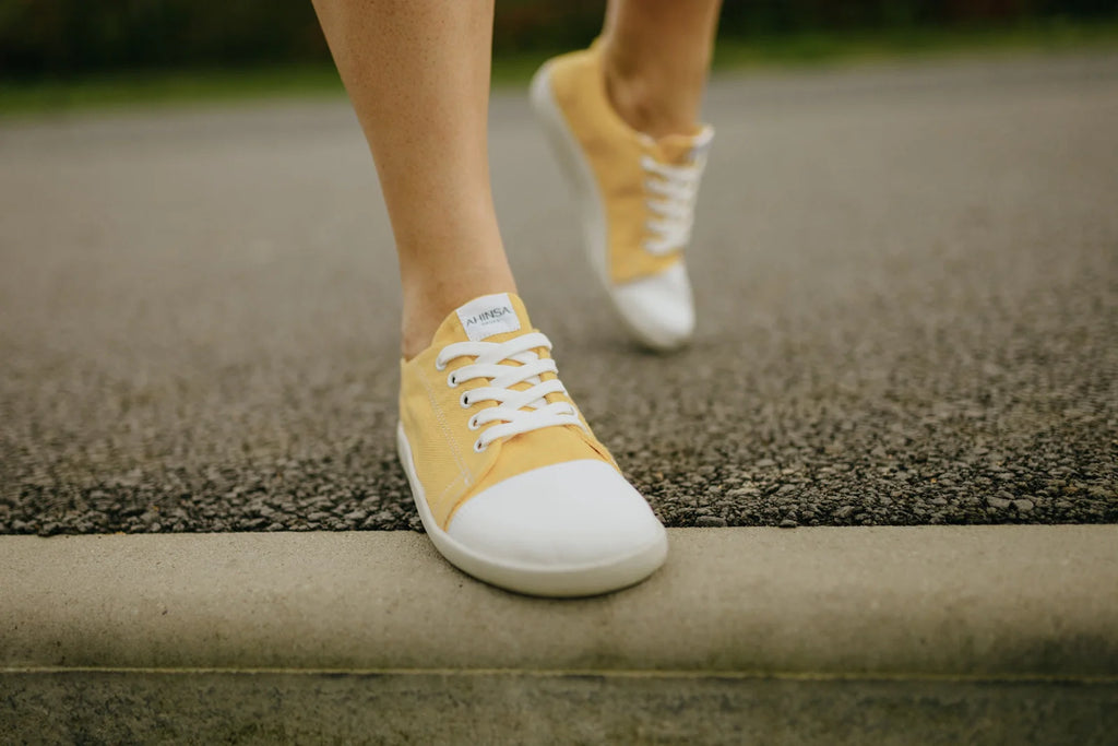 barefoot sneakers Street – Mustard Hemp
