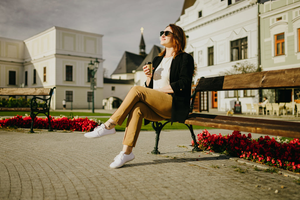 Comfort sneakers AirNet white