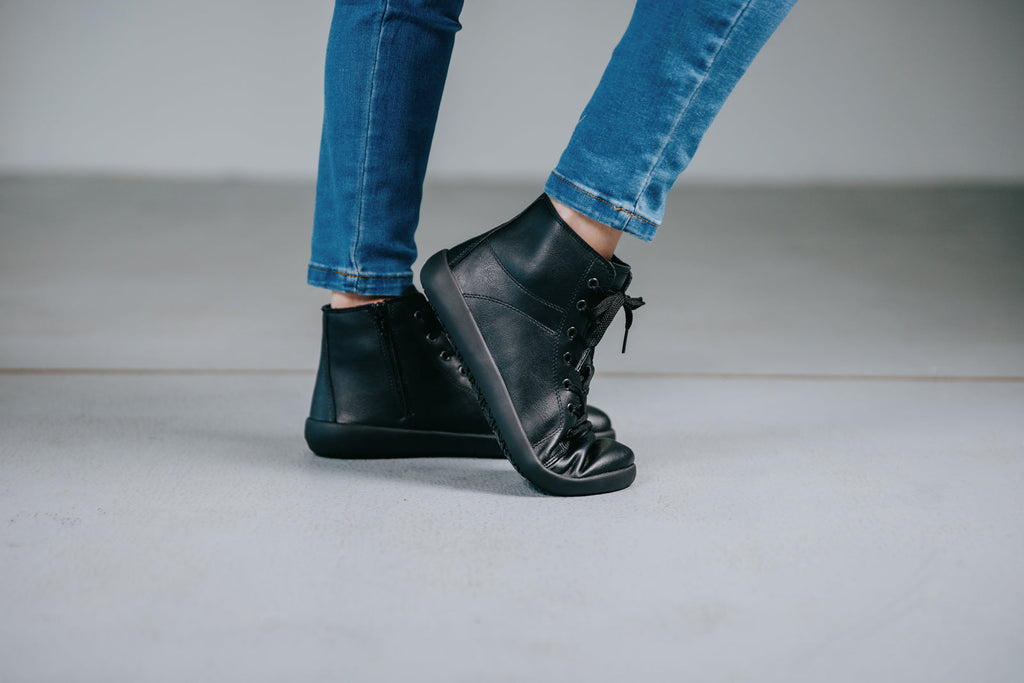 winter barefoot sneakers Tara Winter 2.0 black