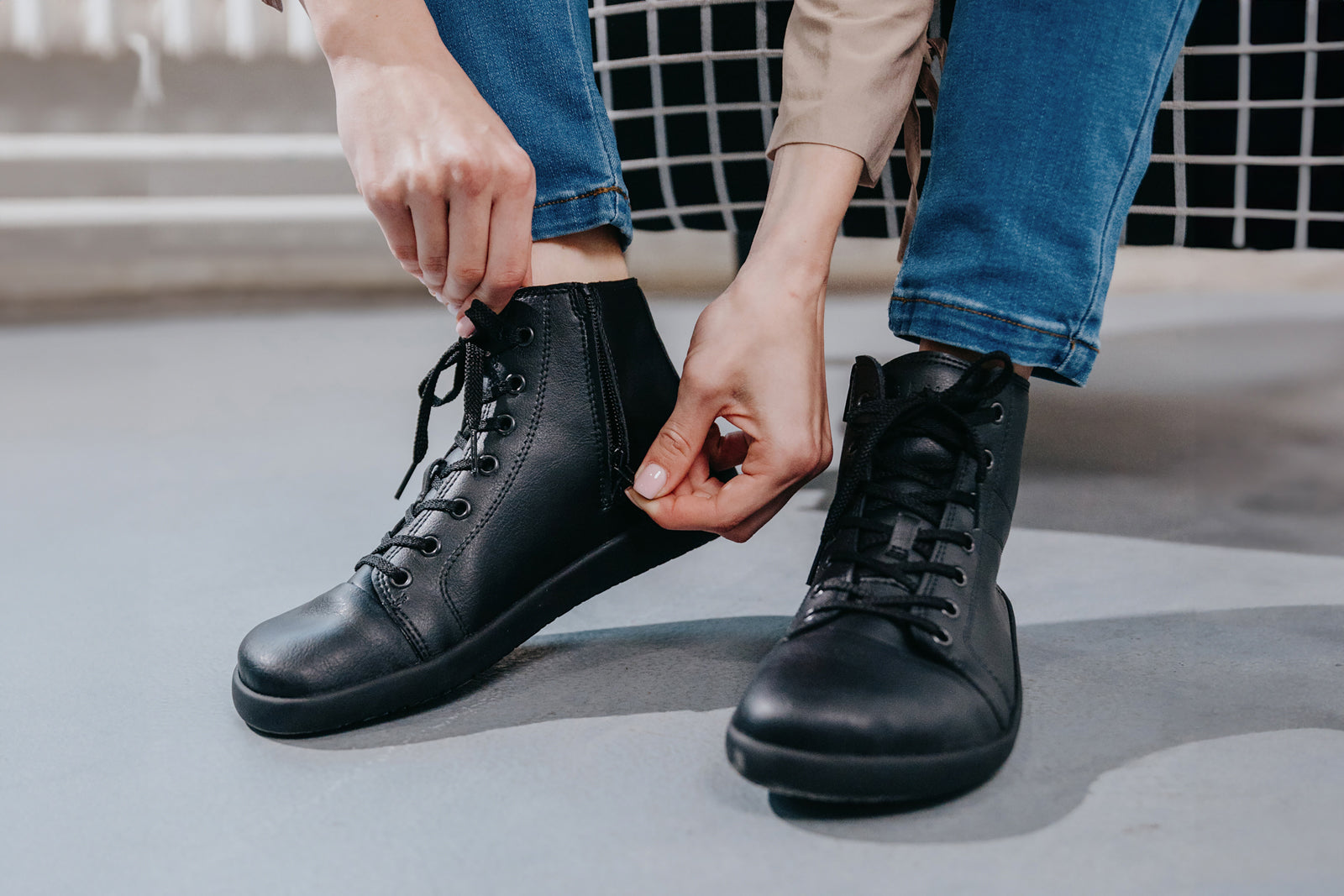 winter barefoot sneakers Tara Winter 2.0 black