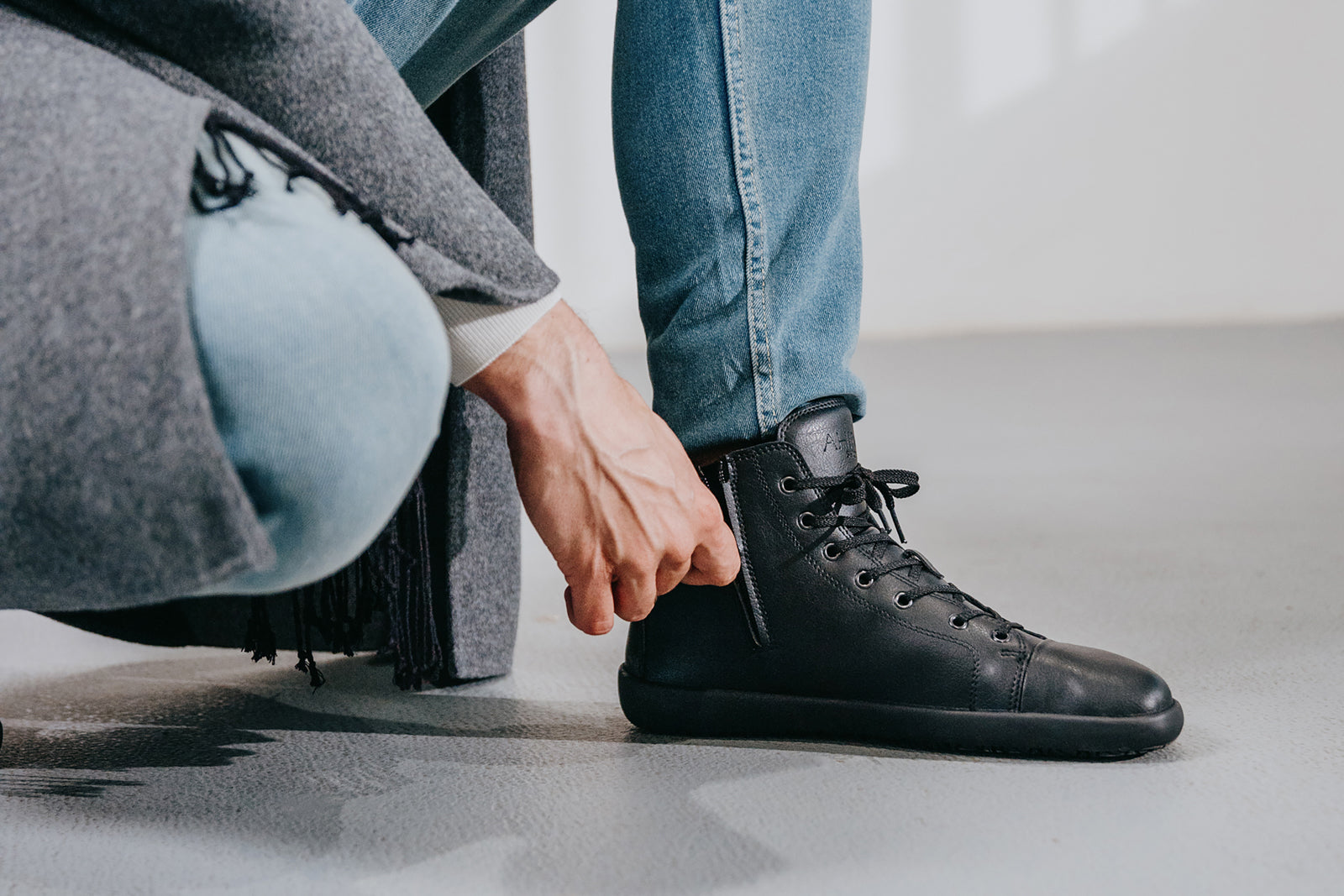 winter barefoot sneakers Tara Winter 2.0 black