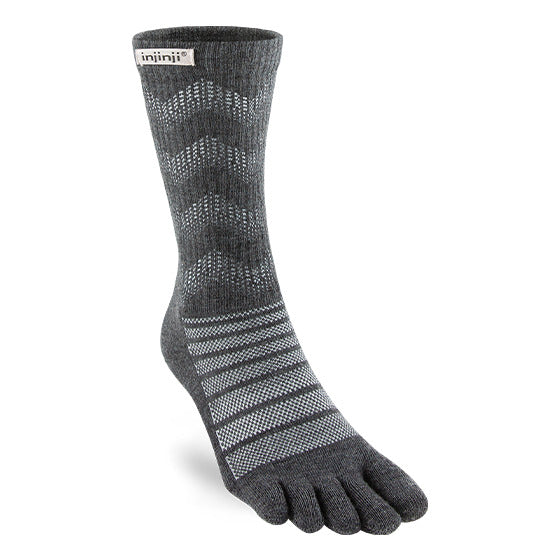 Injinji Outdoor Midweight Crew Wool - Slate