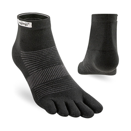 Injinji Run Original Weight Mini Crew - Black