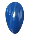 Deep glossy blue nail polish swatch with smooth, shiny finish.