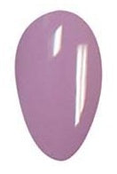 Glossy muted purple nail polish swatch with smooth, shiny finish.