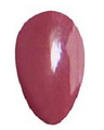 Glossy deep mauve nail polish swatch with smooth, reflective finish.