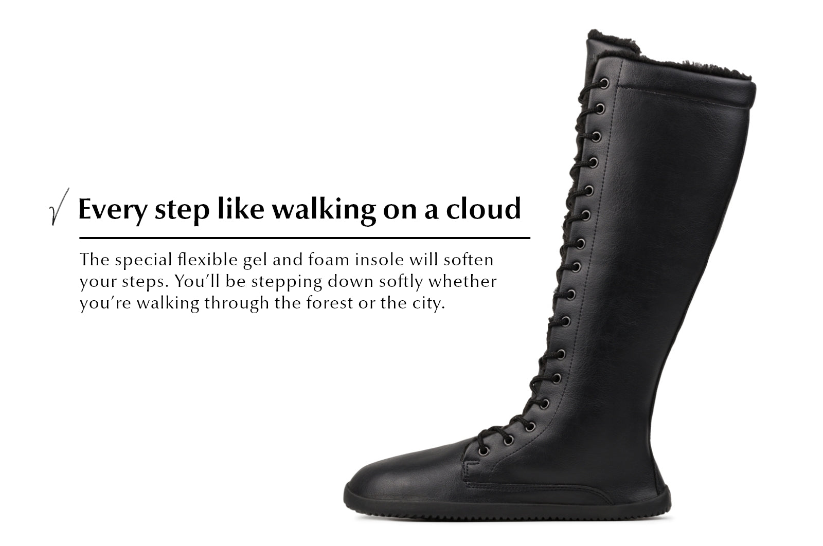 Comfort boots Jaya Tall Winter black