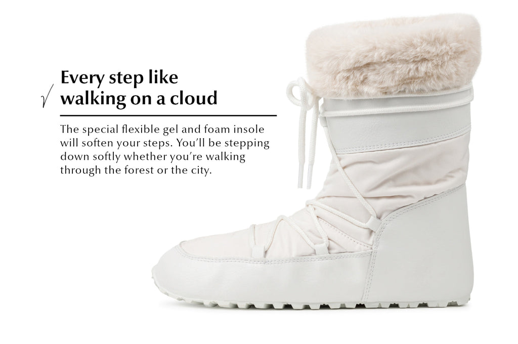 Comfort snowboots Irbis Snow white