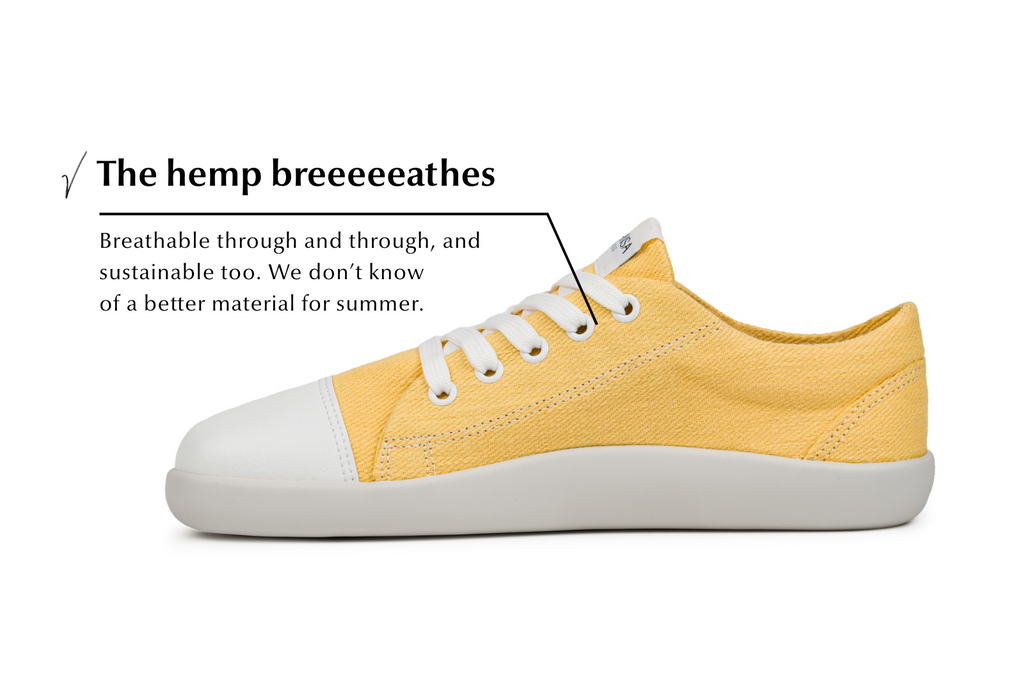 Comfort sneakers Street – Mustard Hemp
