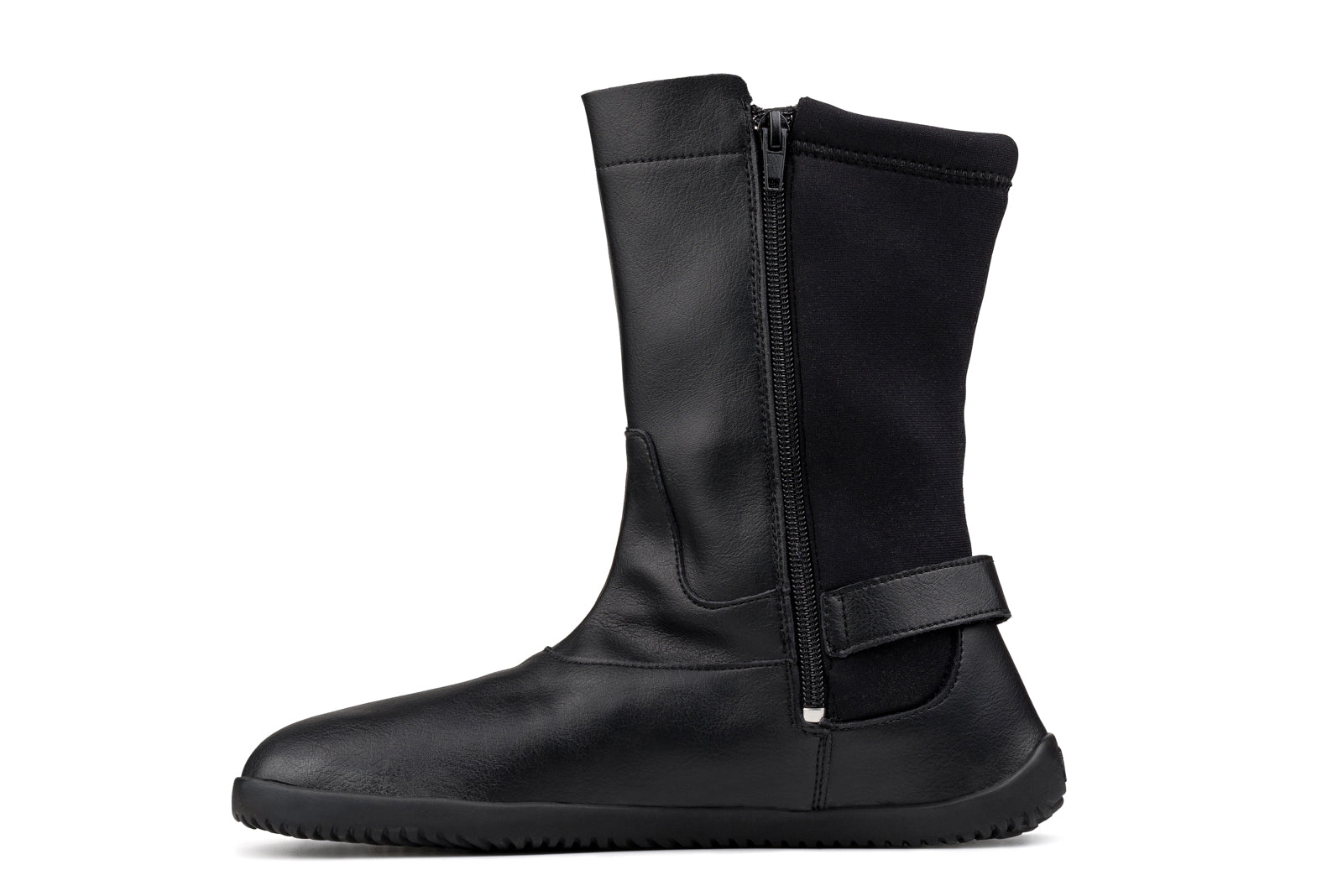 Winter Barefoot Mid-Calf Boots - Black