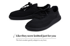 Barefoot Knit Sneakers Softy Black