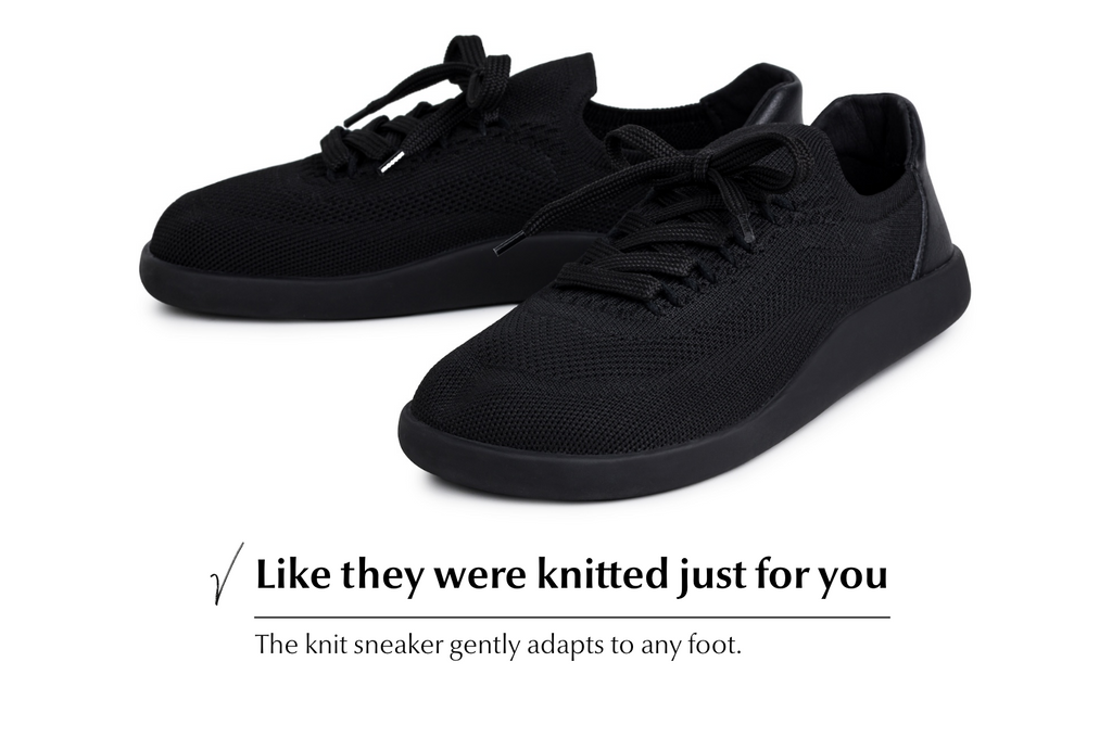 Comfort Knit Sneakers Softy Black