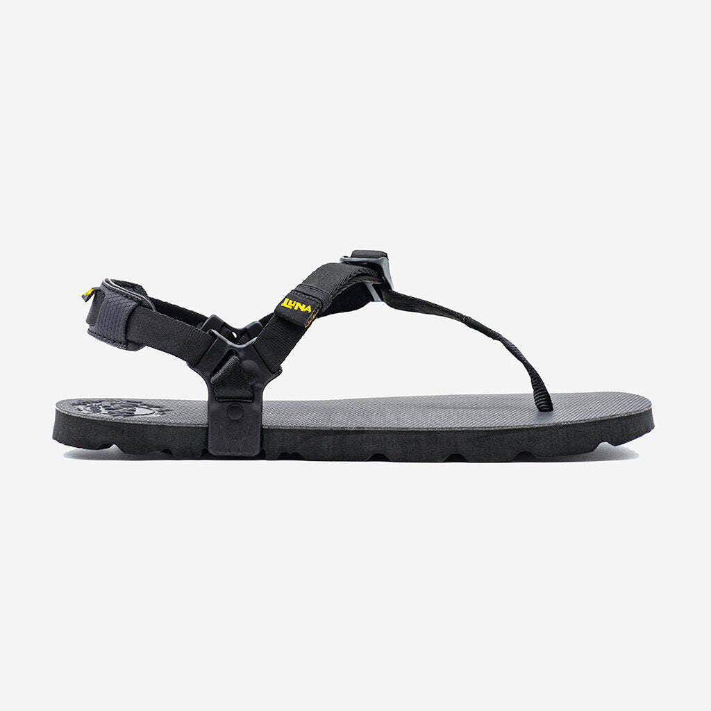 Luna Sandals Mono Winged Edition - Black – Correct Toes