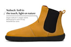 barefoot shoes Chelsea 2.0 mustard nubuck