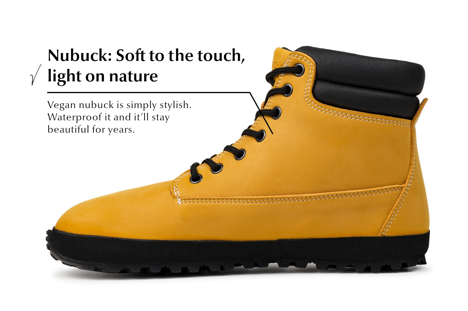 barefoot shoes Shuma Nature mustard nubuck