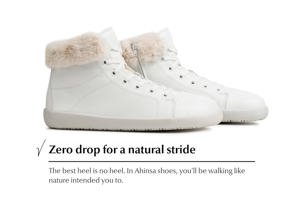 winter barefoot sneakers Tara Winter 2.0 white