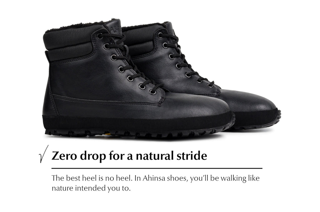winter barefoot boots Shuma Winter black