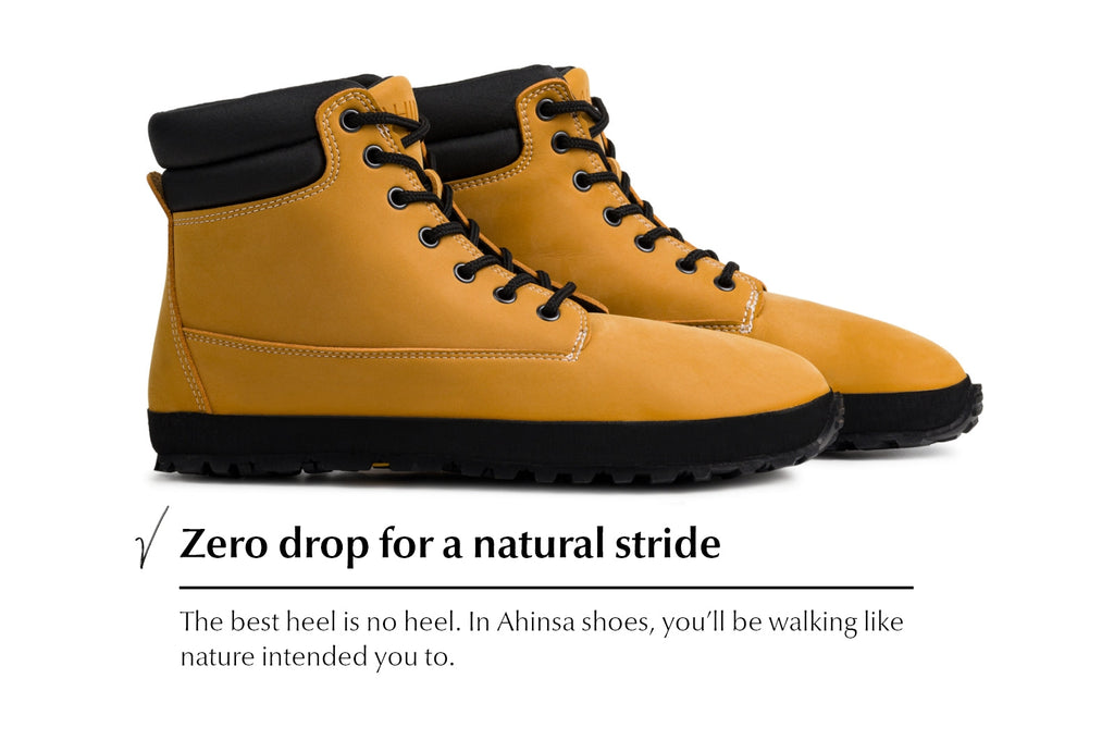 barefoot shoes Shuma Nature mustard nubuck