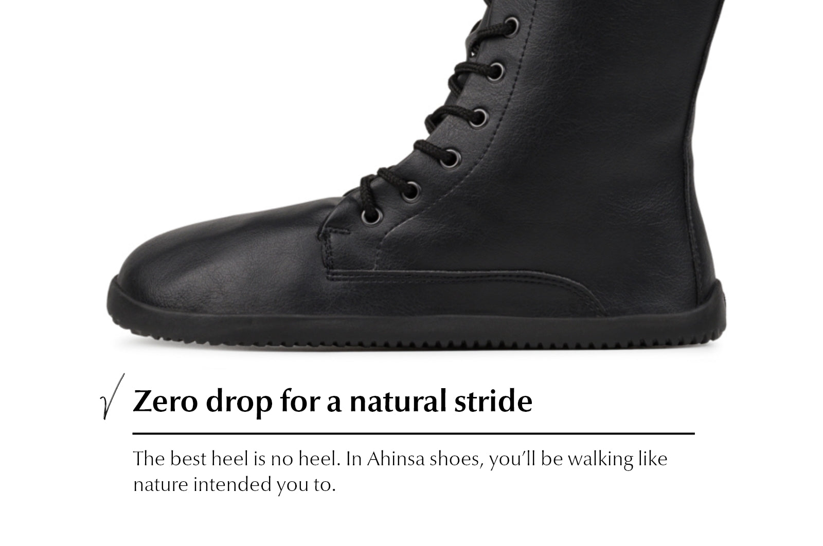 barefoot boots Jaya Tall black