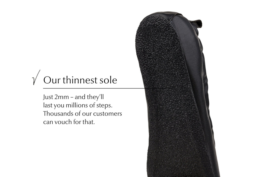 Barefoot dress shoes Chic black
