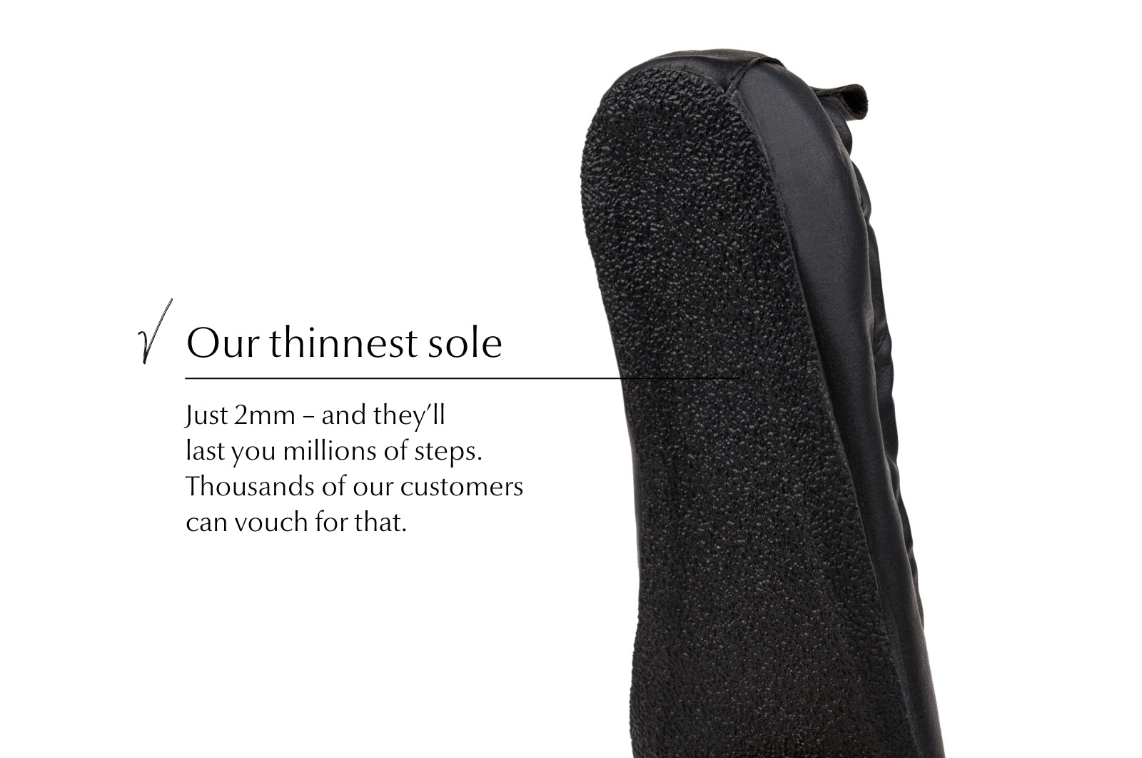 Barefoot dress shoes Chic black