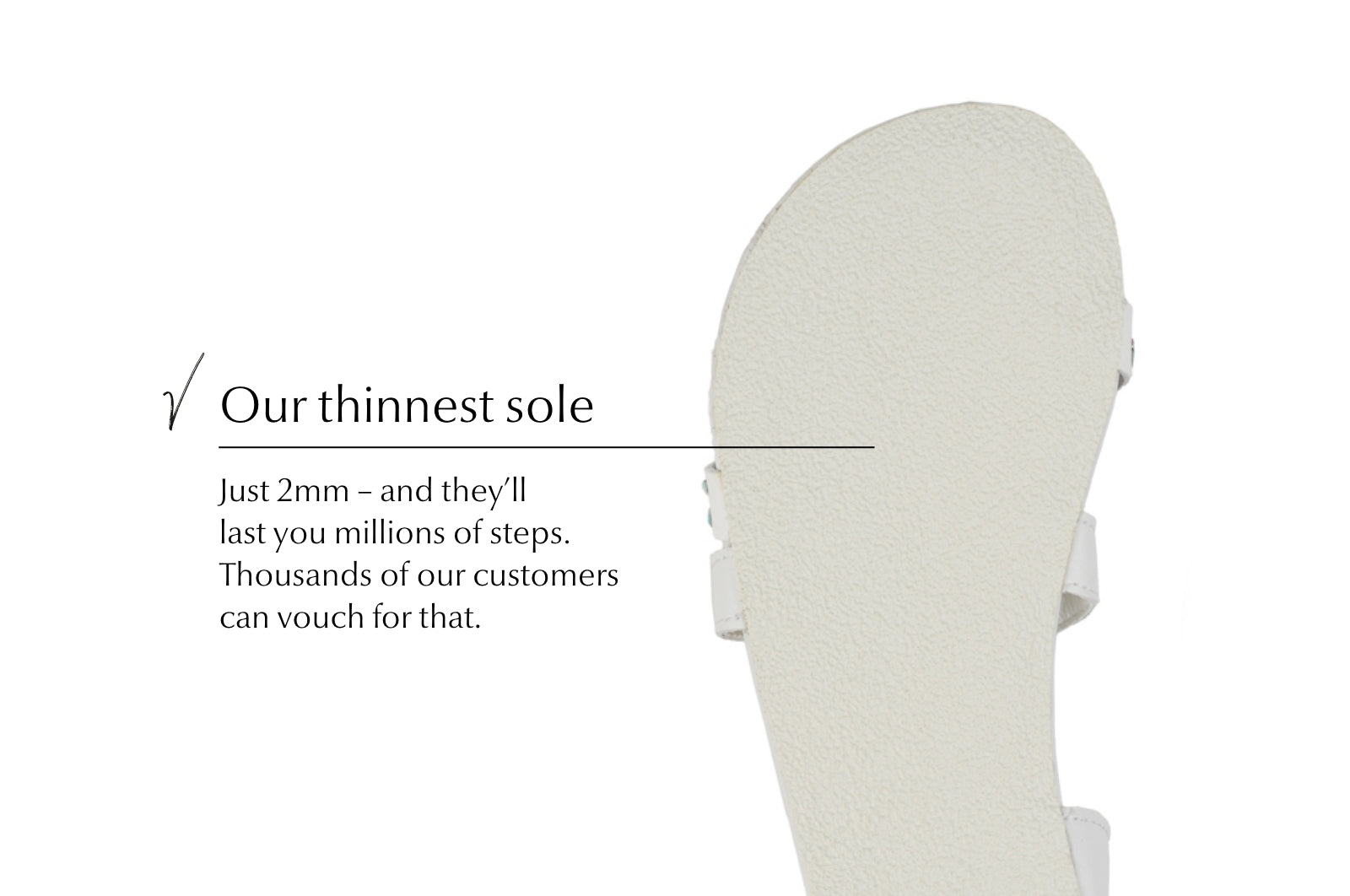 barefoot sandals Hava Preciosa white