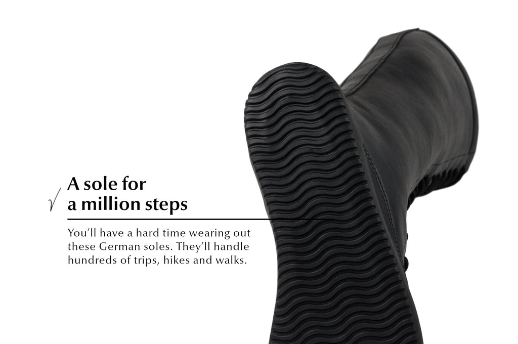 barefoot boots Jaya Tall black