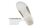 Pura Play barefoot Sneakers Golden Sides