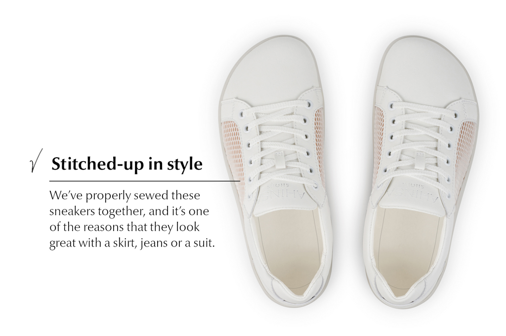 Pura Play barefoot Sneakers Shiny Mesh