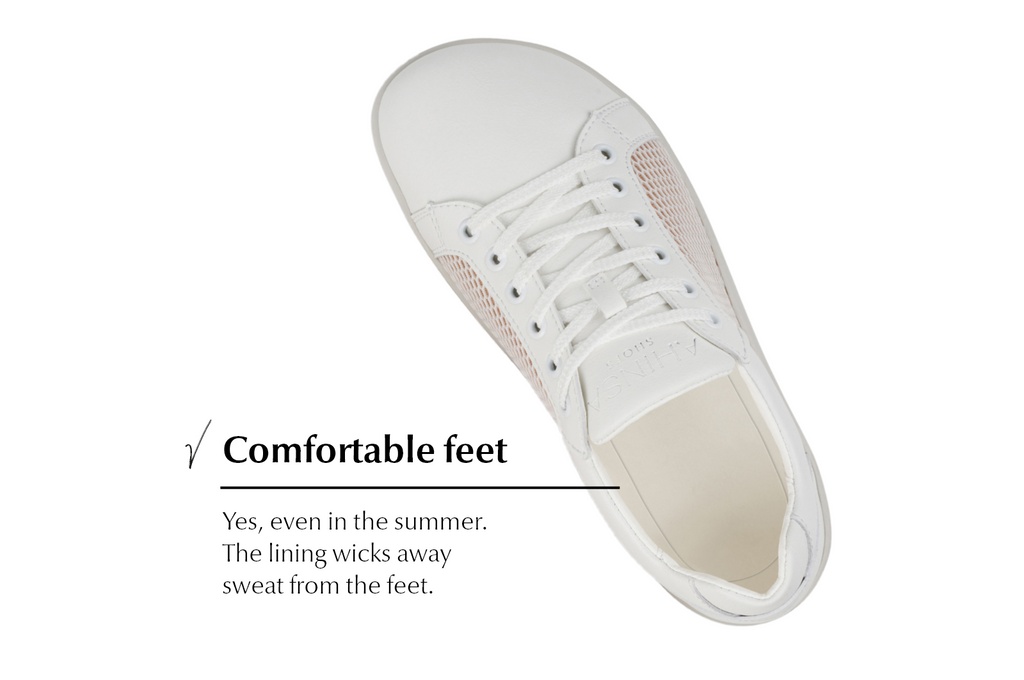 Pura Play barefoot Sneakers Shiny Mesh