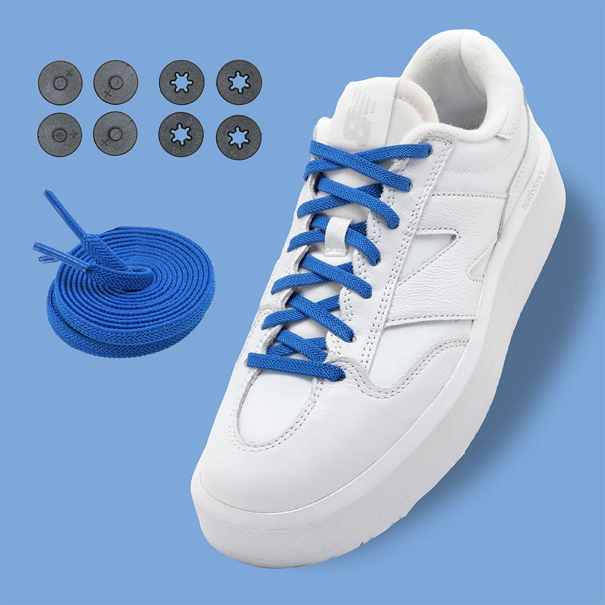 Lock Laces for Shoes Navy Color