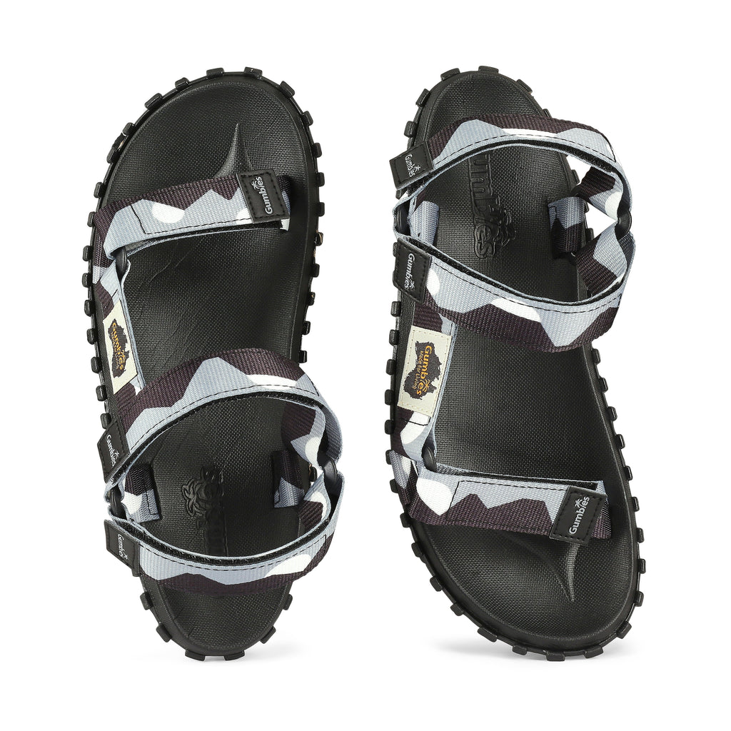 Scrambler Sandals - Black & Grey