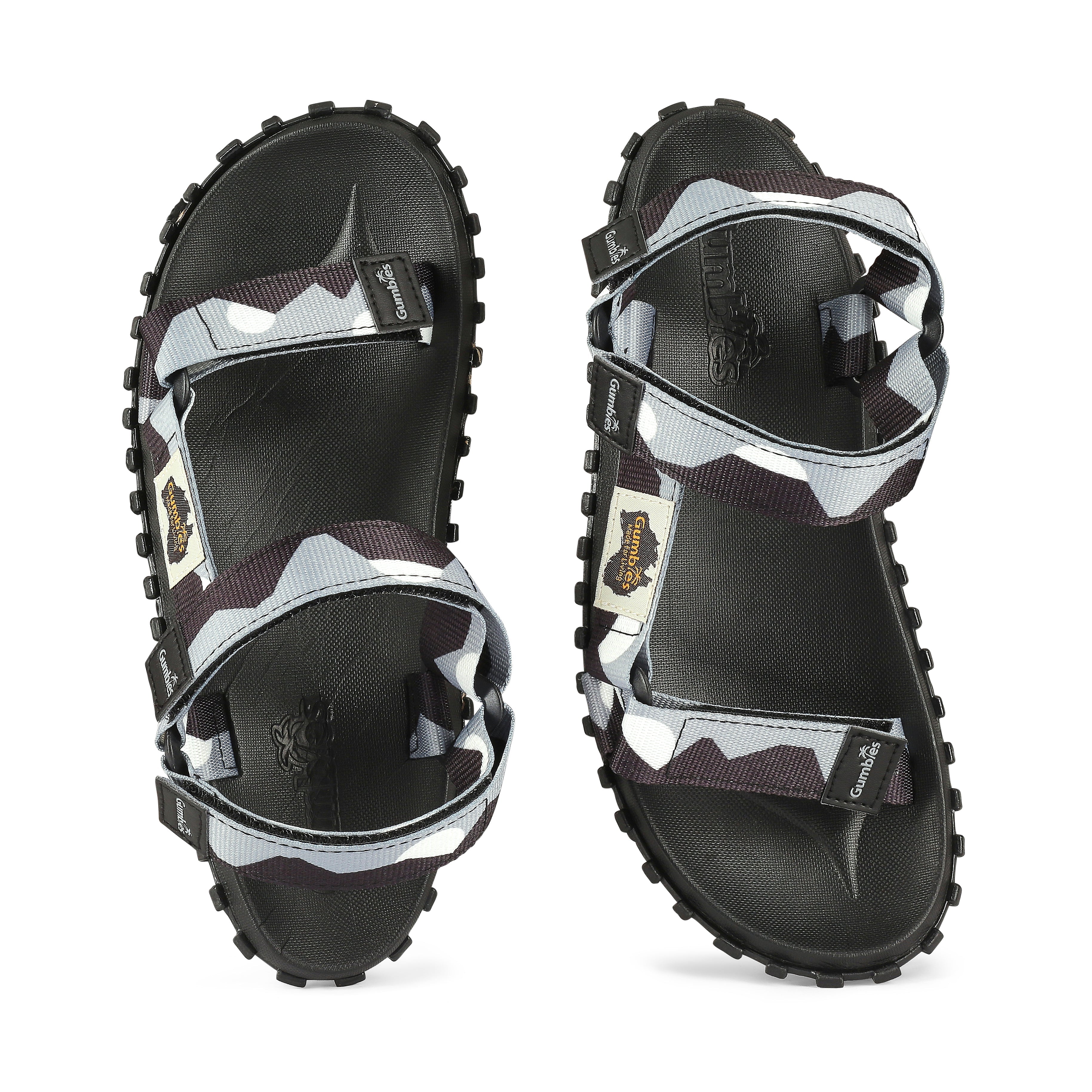 Scrambler Sandals - Black & Grey