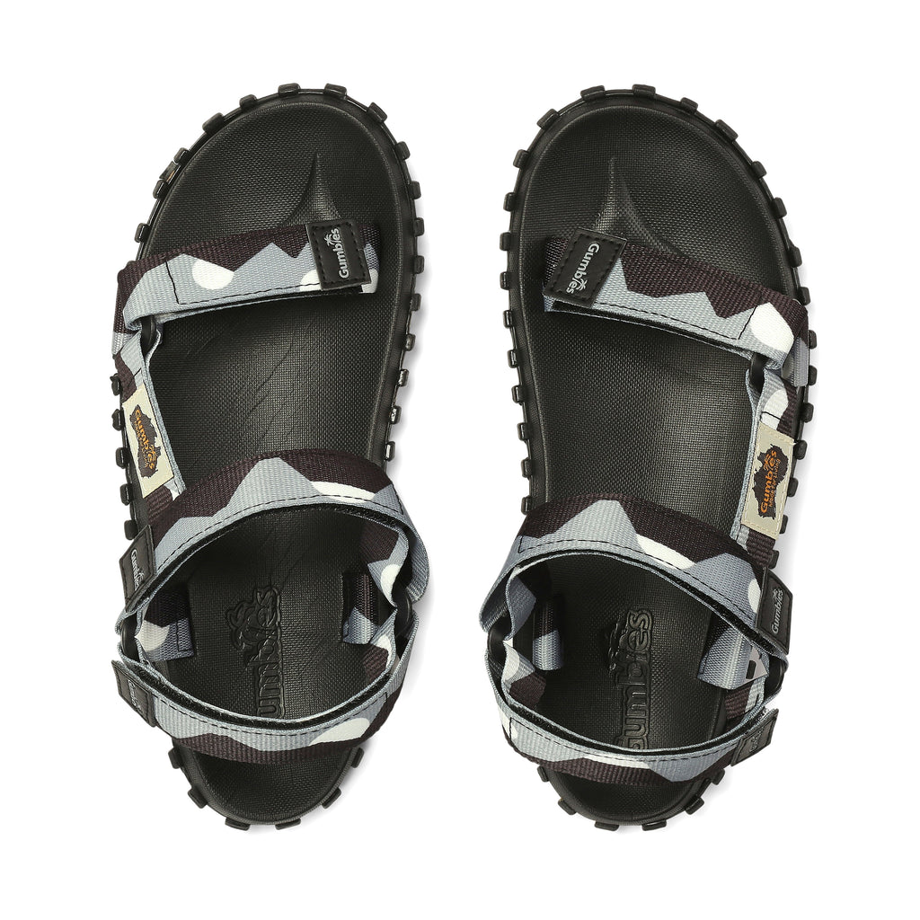 Scrambler Sandals - Black & Grey