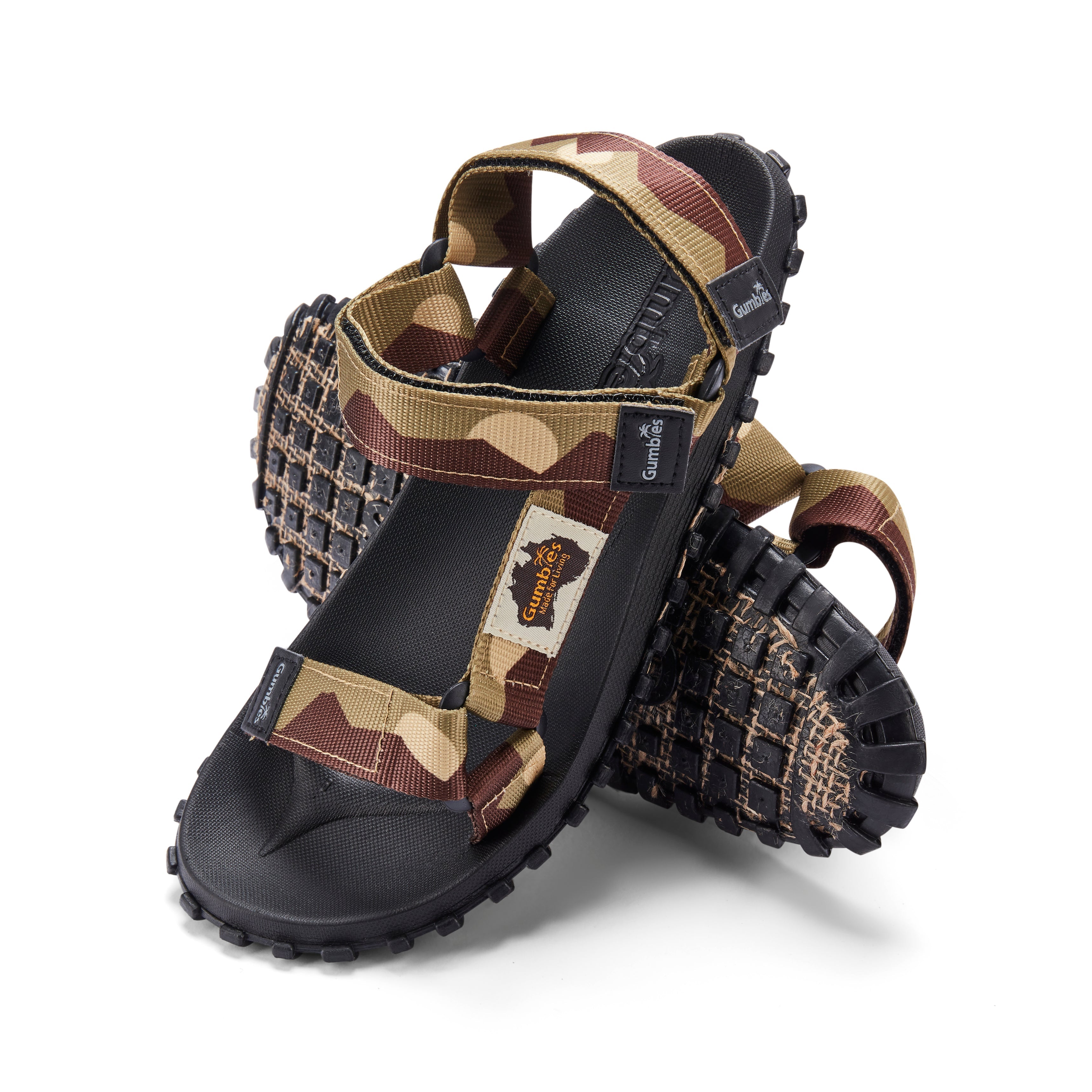Scrambler Sandals - Sand & Brown