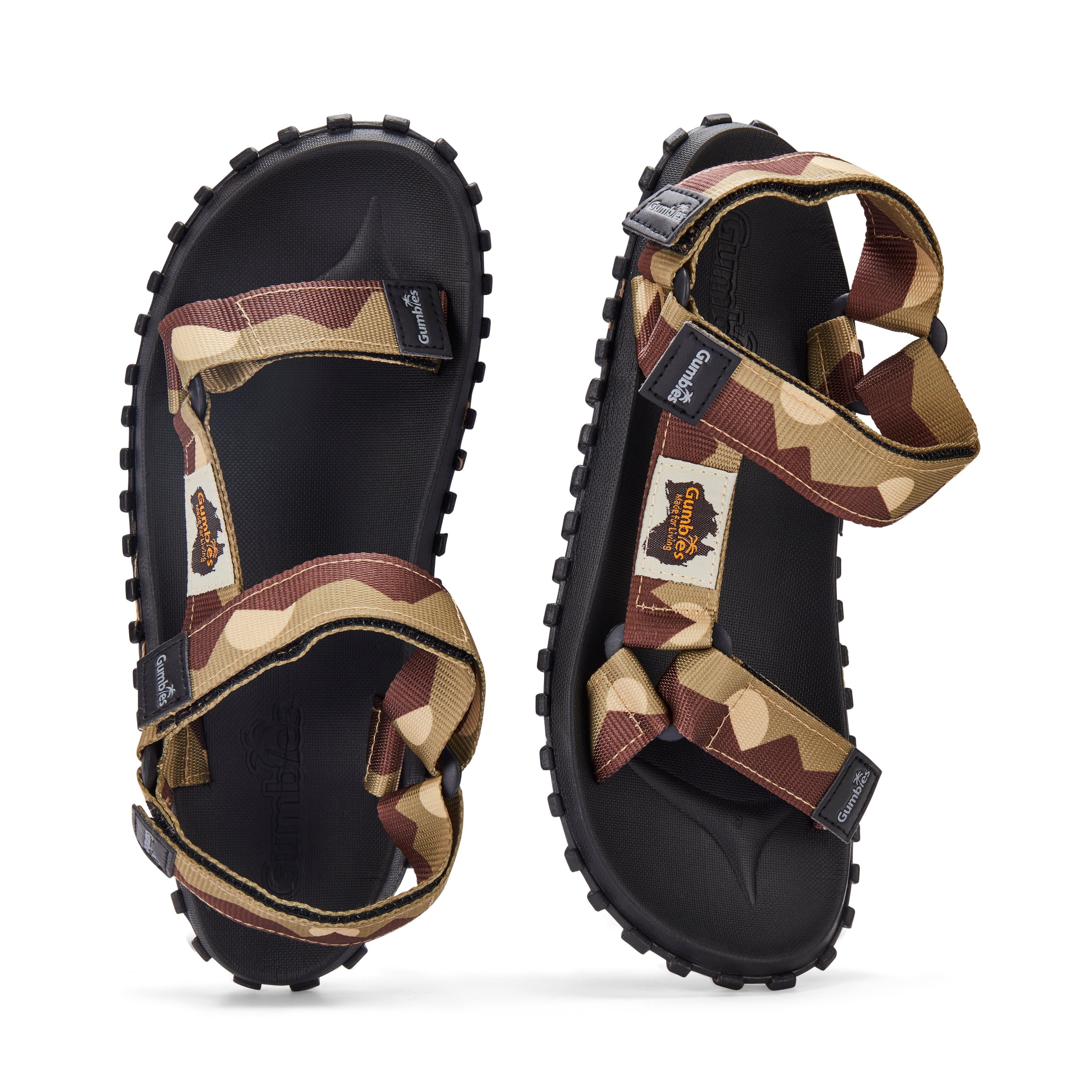 Scrambler Sandals - Sand & Brown