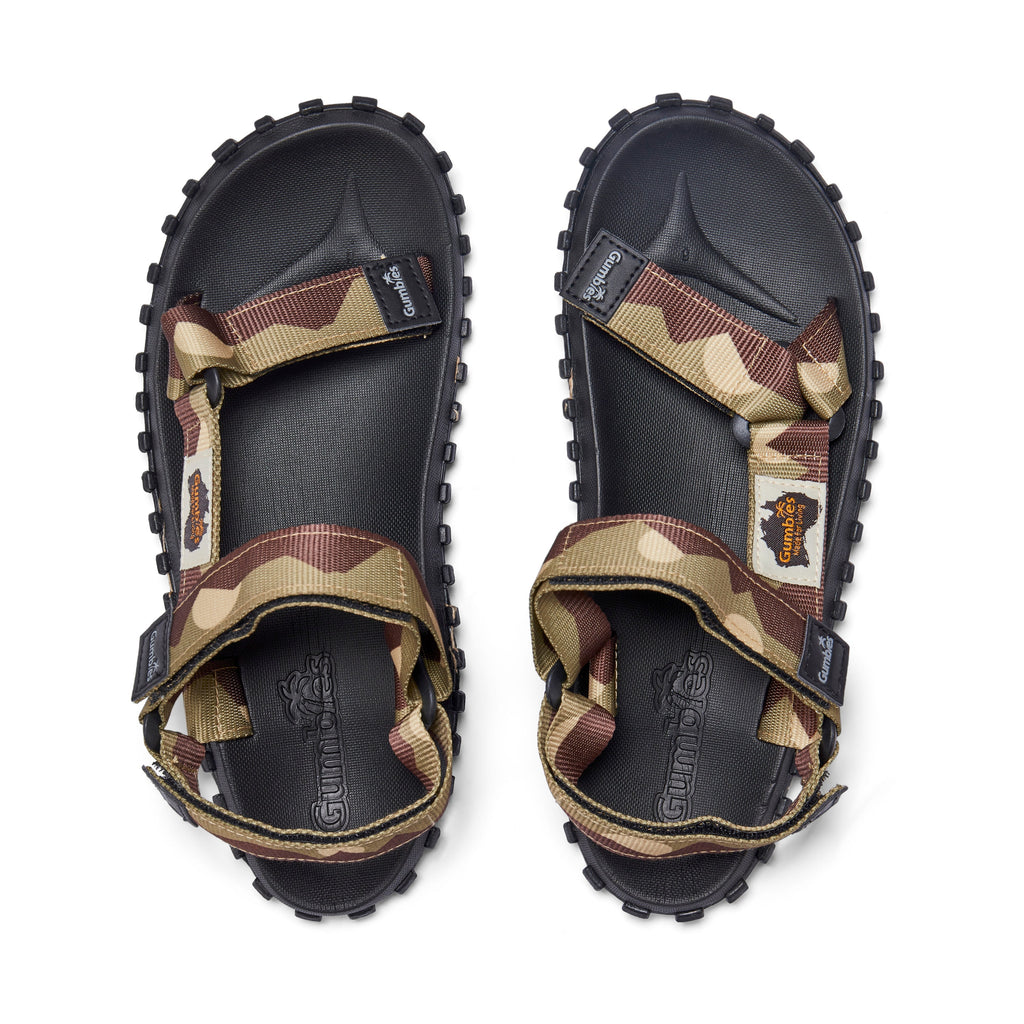 Scrambler Sandals - Sand & Brown