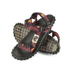 Scrambler Sandals - Burgundy & Orange